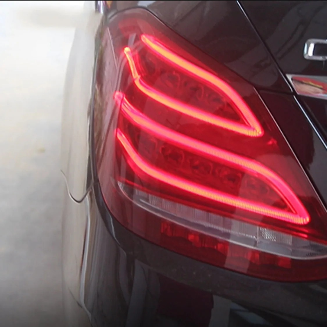Upgrade  Full LED Flow Dynamic Rear Tail Lamp Light Assembly for  S Class W222 2017 High Quality 6000k Color